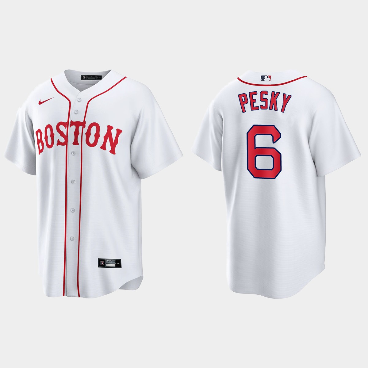 Boston Red Sox Johnny Pesky 2021 Patriots' Day Jersey - White