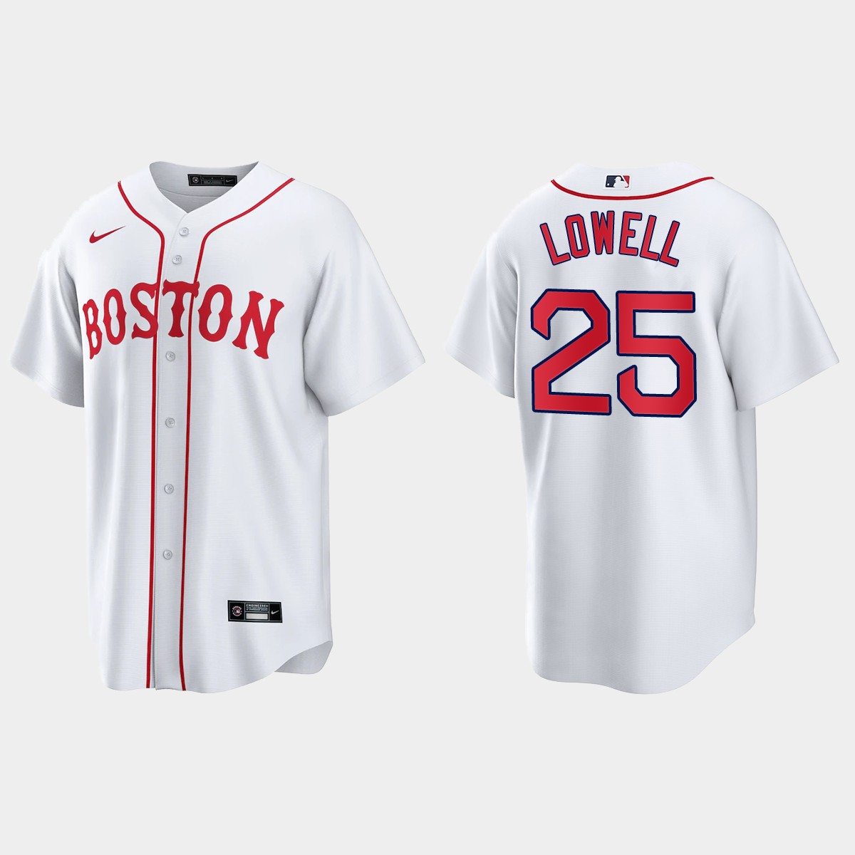 Boston Red Sox Mike Lowell 2021 Patriots' Day Jersey - White