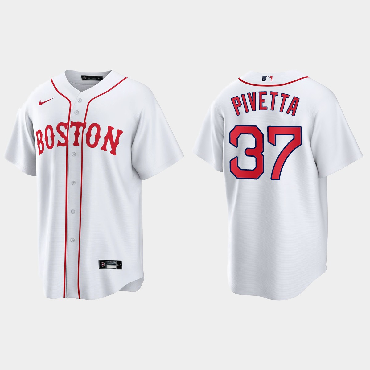 Boston Red Sox Nick Pivetta 2021 Patriots' Day Jersey - White