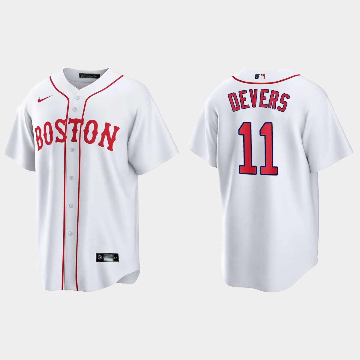 Boston Red Sox Rafael Devers 2021 Patriots' Day Jersey - White