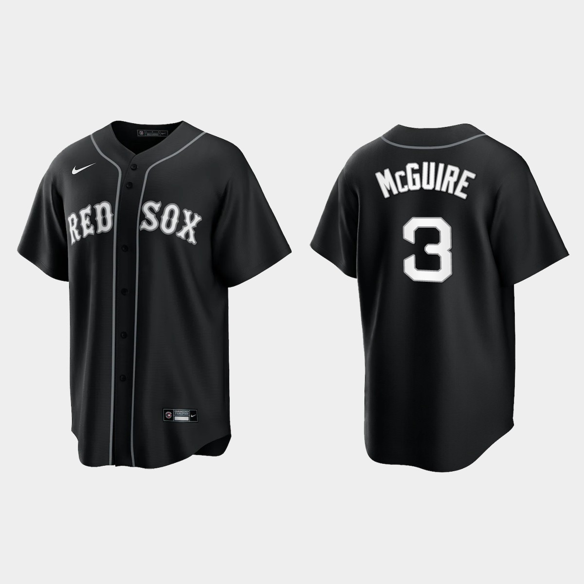 Boston Red Sox Reese McGuire Jersey - Black White