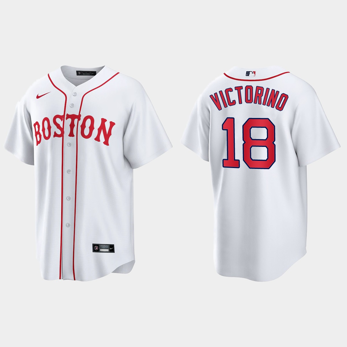 Boston Red Sox Shane Victorino 2021 Patriots' Day Jersey - White
