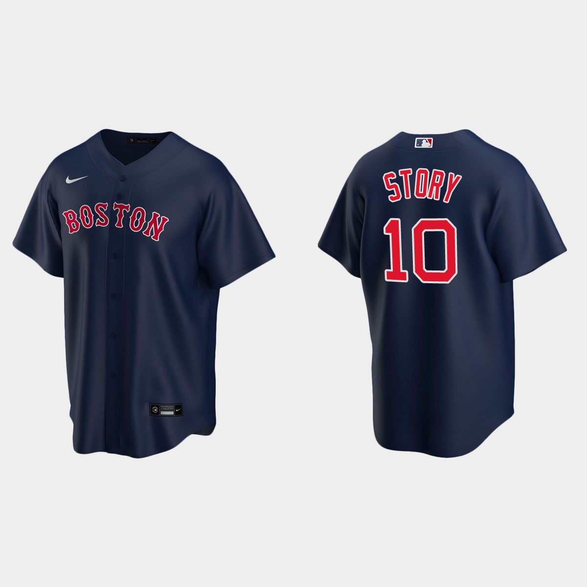Boston Red Sox Trevor Story Alternate Jersey - Navy