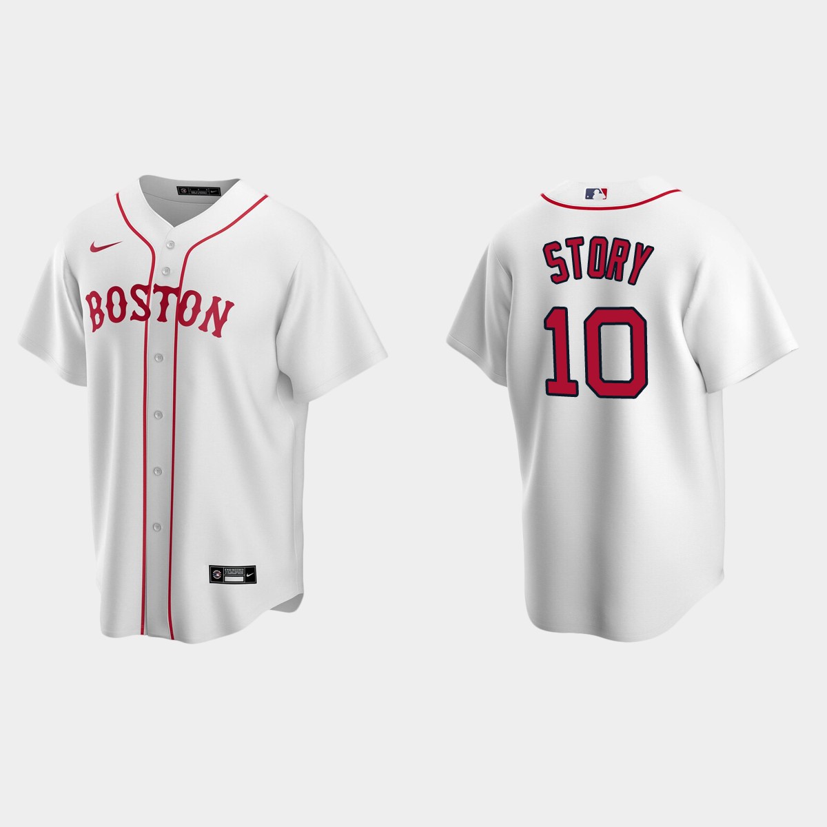 Boston Red Sox Trevor Story Alternate Jersey - White