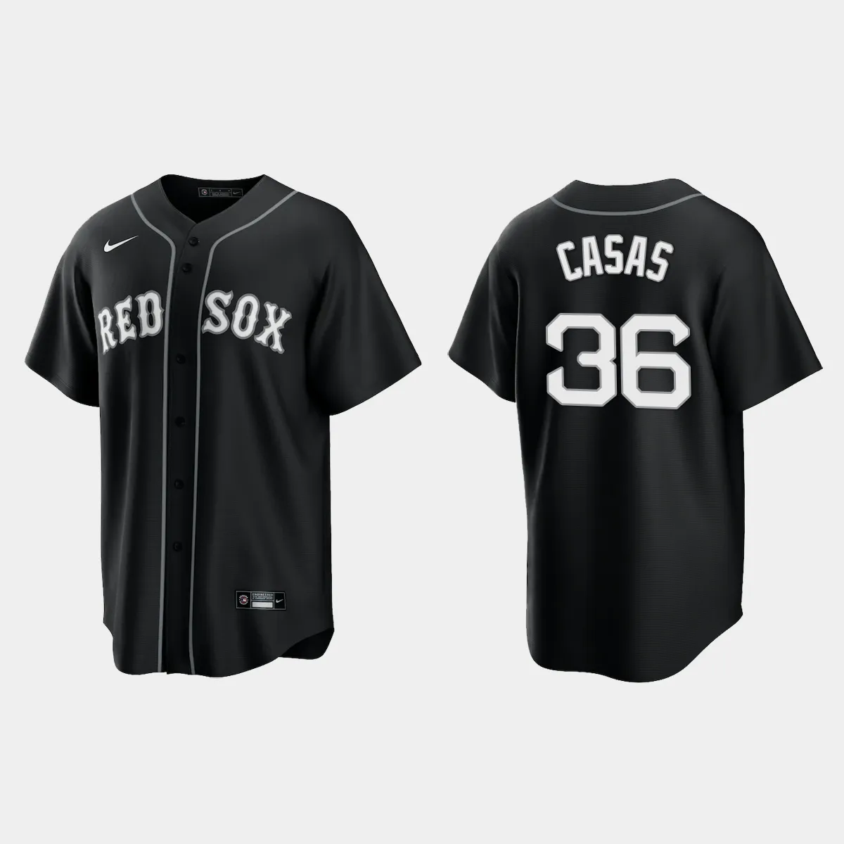 Boston Red Sox Triston Casas Jersey - Black White