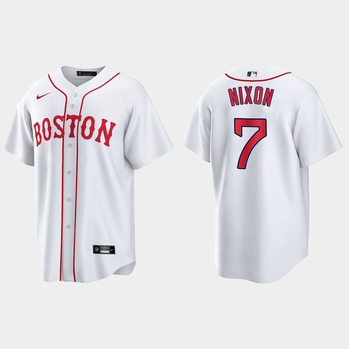 Boston Red Sox Trot Nixon 2021 Patriots' Day Jersey - White