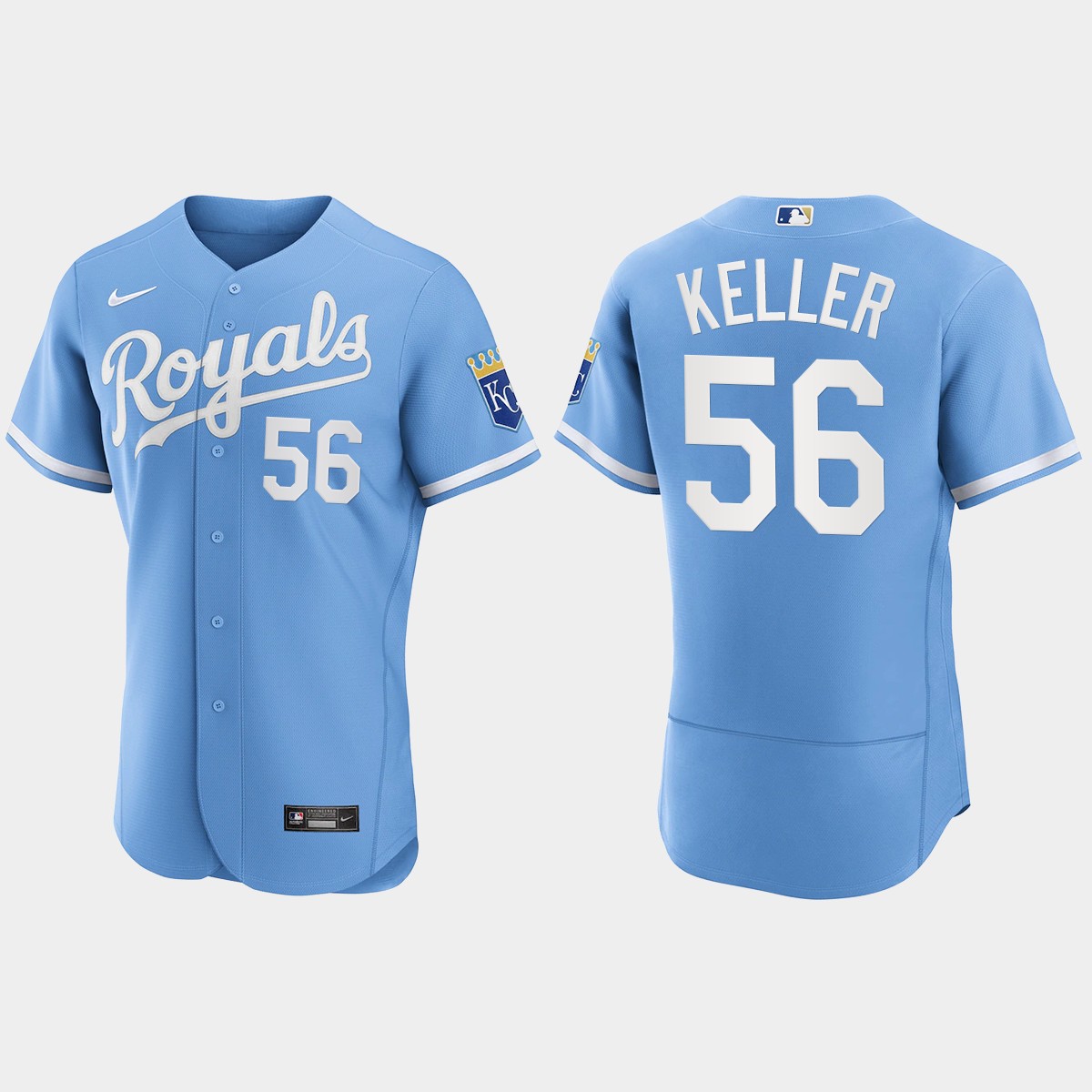 Brad Keller Kansas City Royals 2022 Jersey - Powder Blue