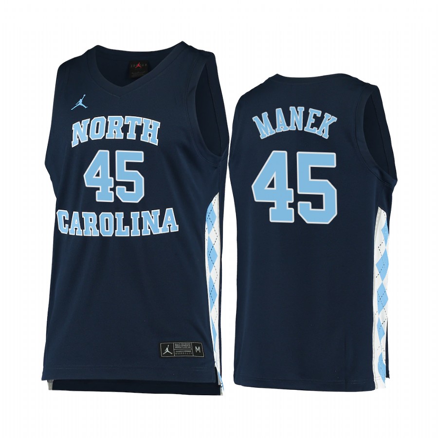 Brady Manek North Carolina Tar Heels Navy Jersey 2022 College  Alternate