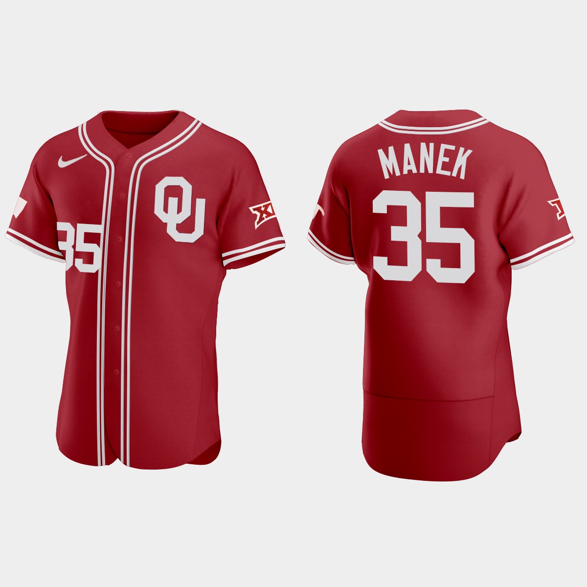 Brady Manek Oklahoma Sooners 2021 Vapor Prime College  Jersey - Red