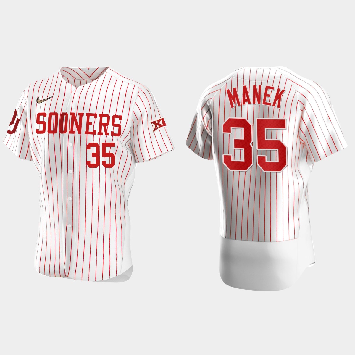 Brady Manek Oklahoma Sooners 2021 Vapor Prime College  Jersey - White