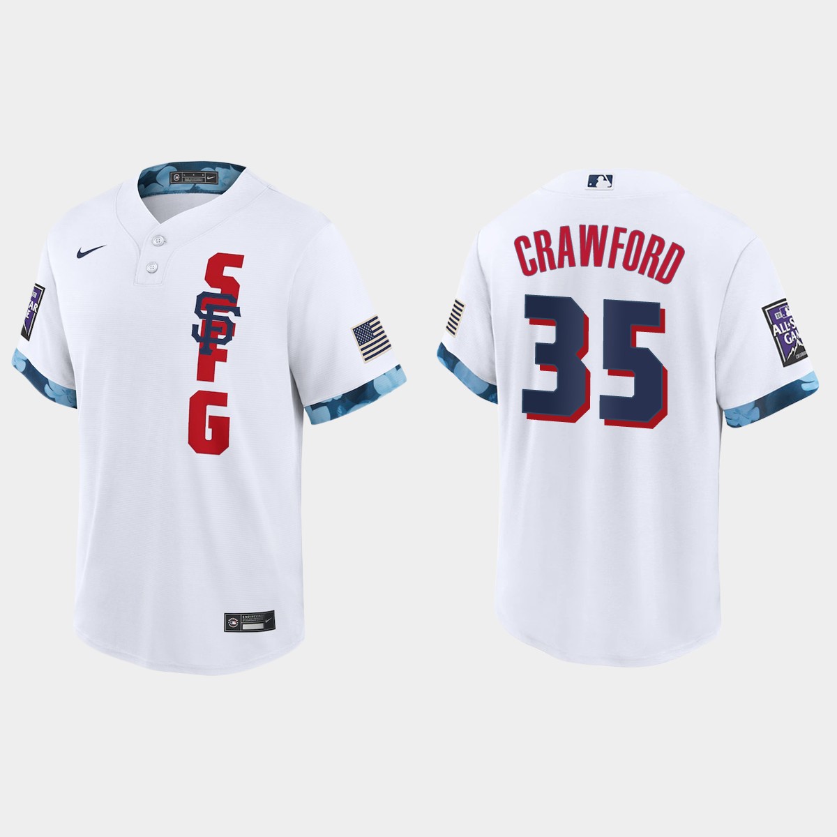 Brandon Crawford San Francisco Giants 2021 MLB All-Star Game Jersey - White