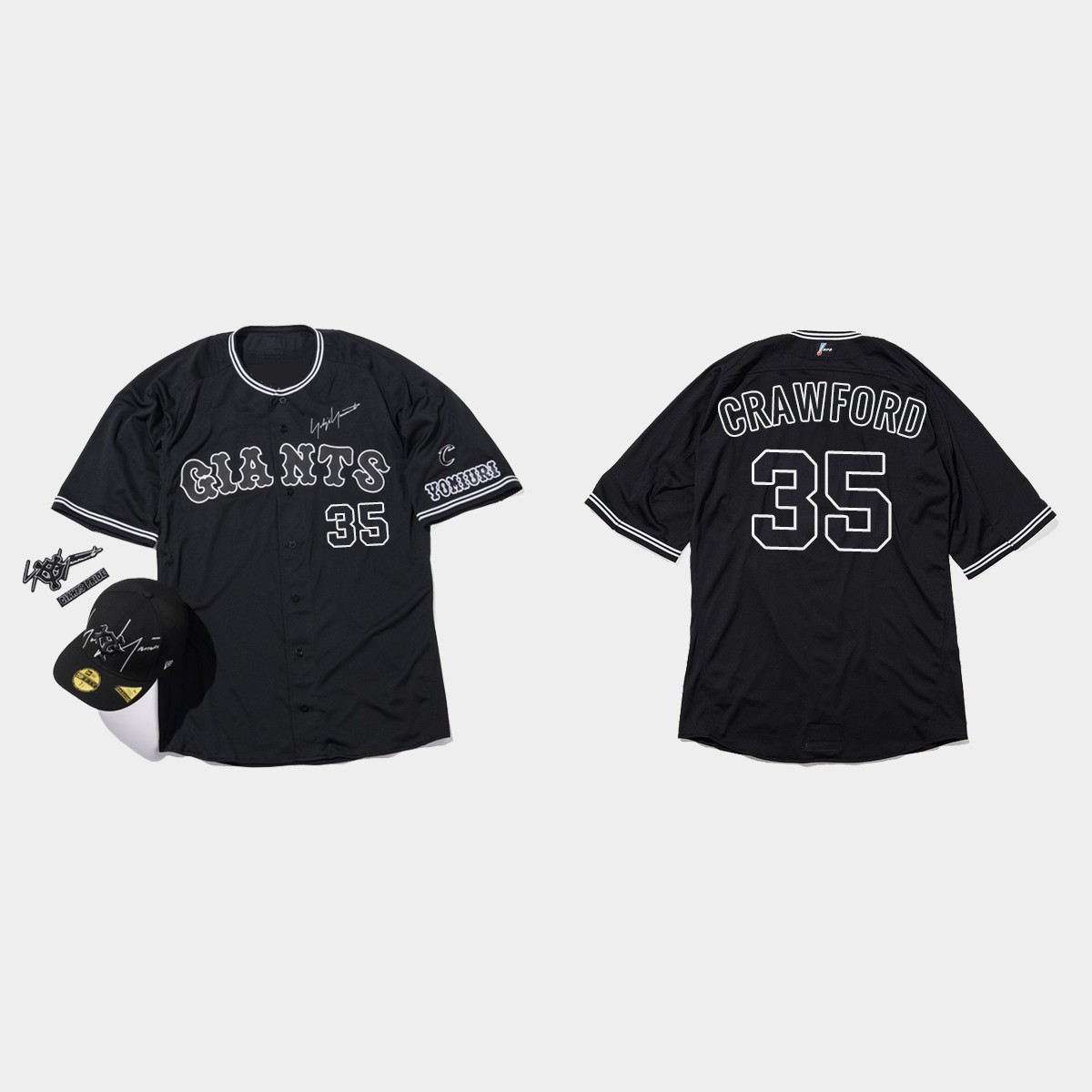 Brandon Crawford San Francisco Giants Yohji Yamamoto Capsule Series Jersey - Black