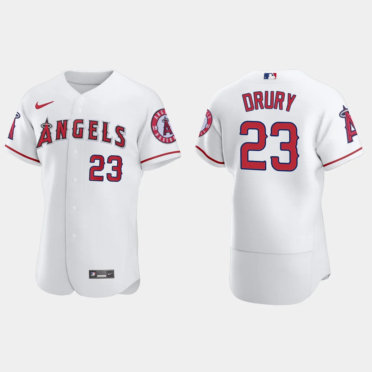 Brandon Drury Los Angeles Angels Home Jersey - White