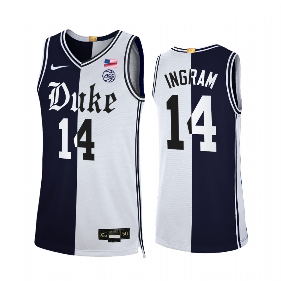 Brandon Ingram Duke Blue Devils Black White Jersey Cameron Brotherhood Limited Split Edition