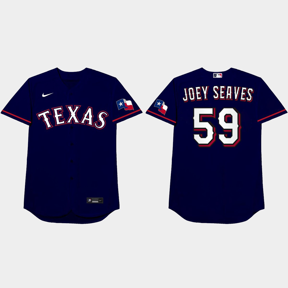 Brett Martin 2021 Players' Weekend Joey Seaves Nickname Jersey - Blue