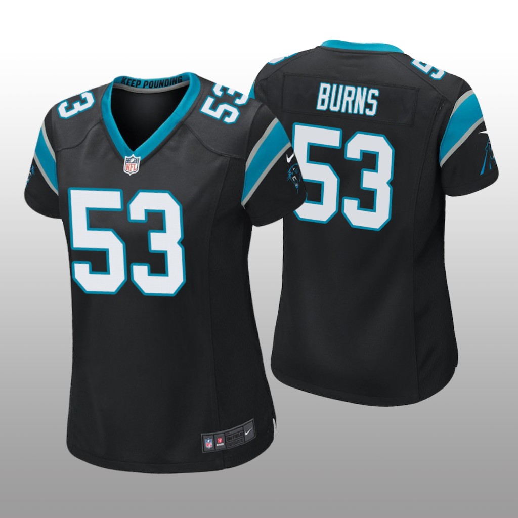 Brian Burns Carolina Panthers Black NFL Draft Game Jersey