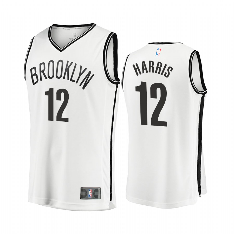 Brooklyn Nets #12 Joe Harris Jersey 2020-21  White Association Edition