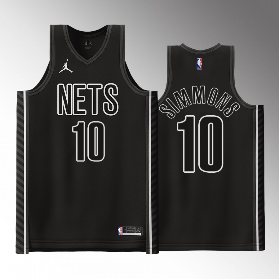 Brooklyn Nets Ben Simmons 2022-23 Statement Edition Black #10 Jersey