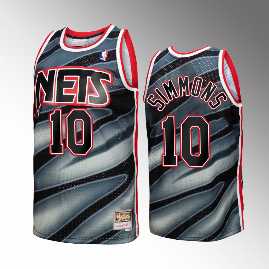 Brooklyn Nets Ben Simmons Black Reload 3.0 Men Jersey Hardwood Classics