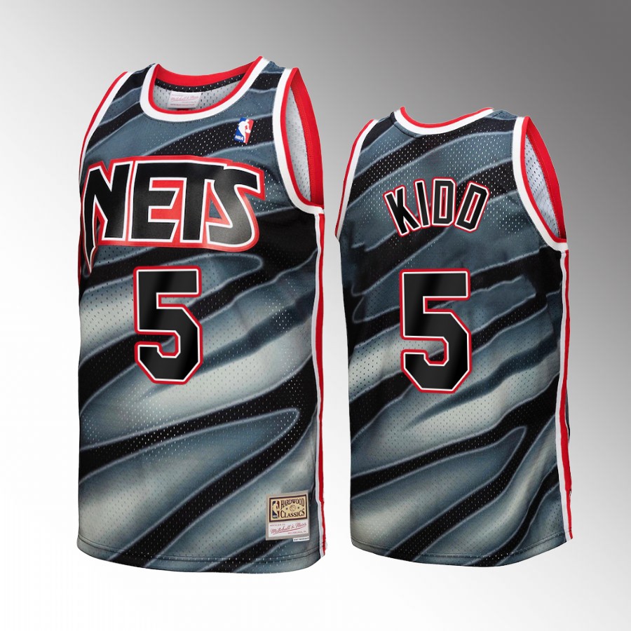 Brooklyn Nets Jason Kidd Black Reload 3.0 Men Jersey Hardwood Classics