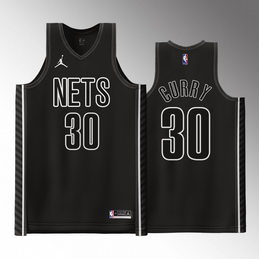 Brooklyn Nets Seth Curry 2022-23 Statement Edition Black #30 Jersey
