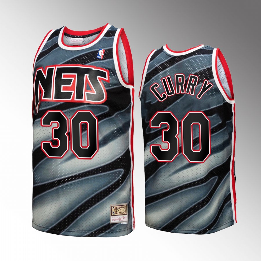 Brooklyn Nets Seth Curry Black Reload 3.0 Men Jersey Hardwood Classics