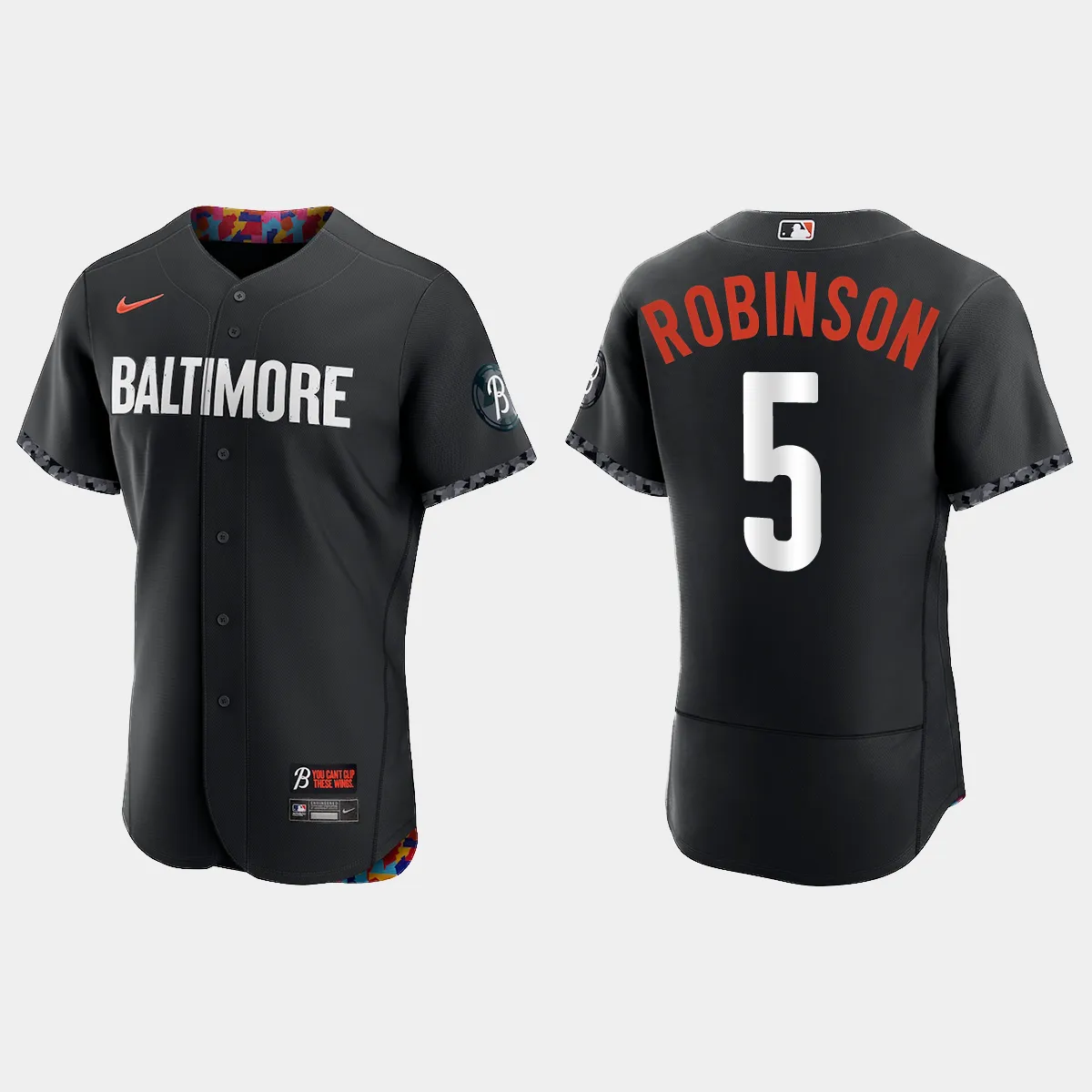Brooks Robinson Baltimore Orioles 2023 City Connect Jersey - Black
