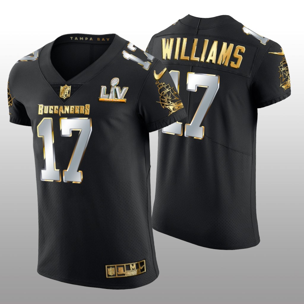 Buccaneers Doug Williams Black Golden Elite Jersey Super Bowl LV