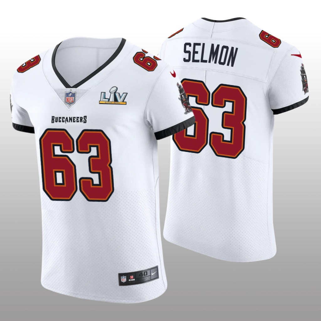 Buccaneers Lee Roy Selmon White Vapor Elite Jersey Super Bowl LV