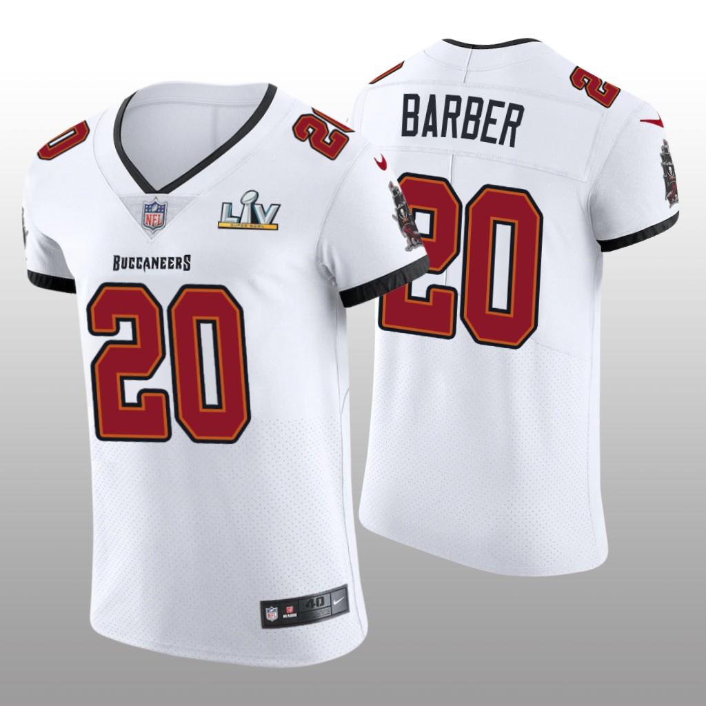 Buccaneers Ronde Barber White Vapor Elite Jersey Super Bowl LV
