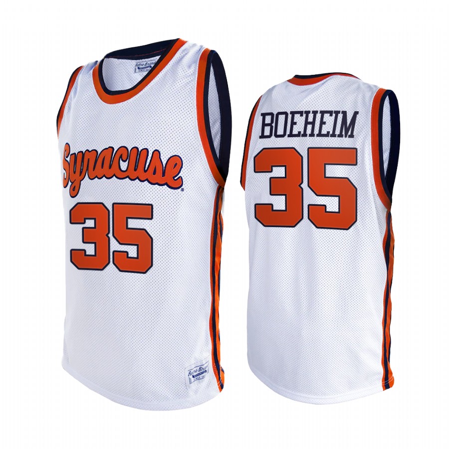 Buddy Boeheim Syracuse Orange White Jersey 2021 Alumni Limited Retro