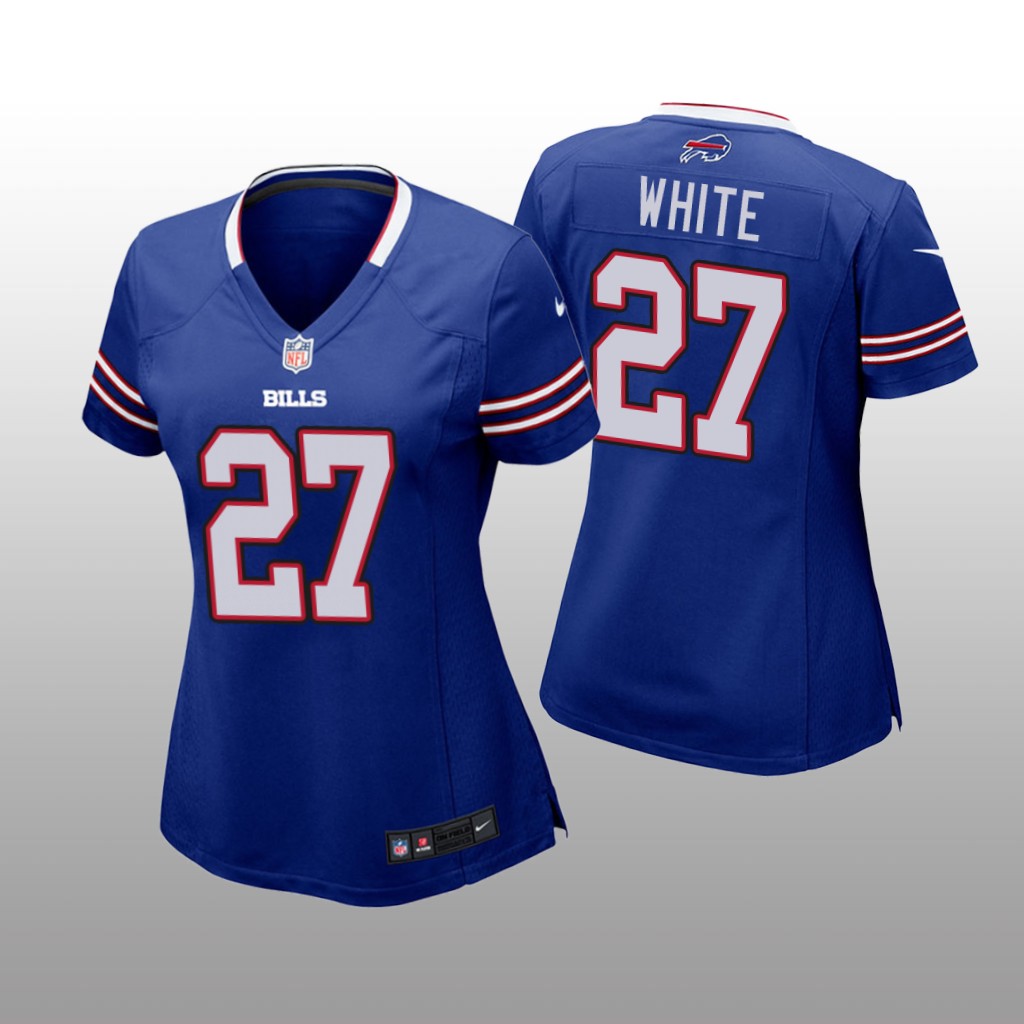 Buffalo Bills #27 Royal Tre'Davious White Game Jersey - Women