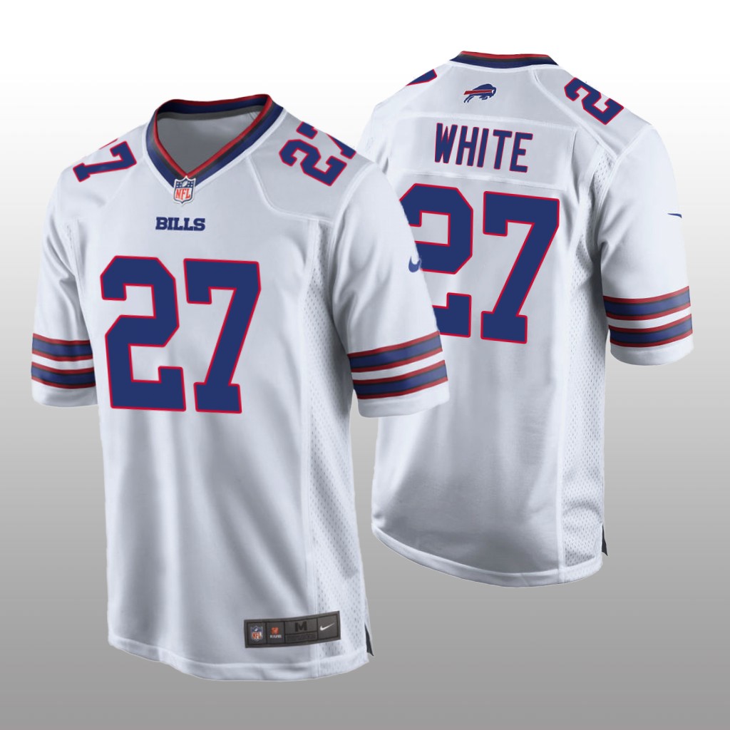 Buffalo Bills #27 White Men's Tre'Davious White Game Jersey