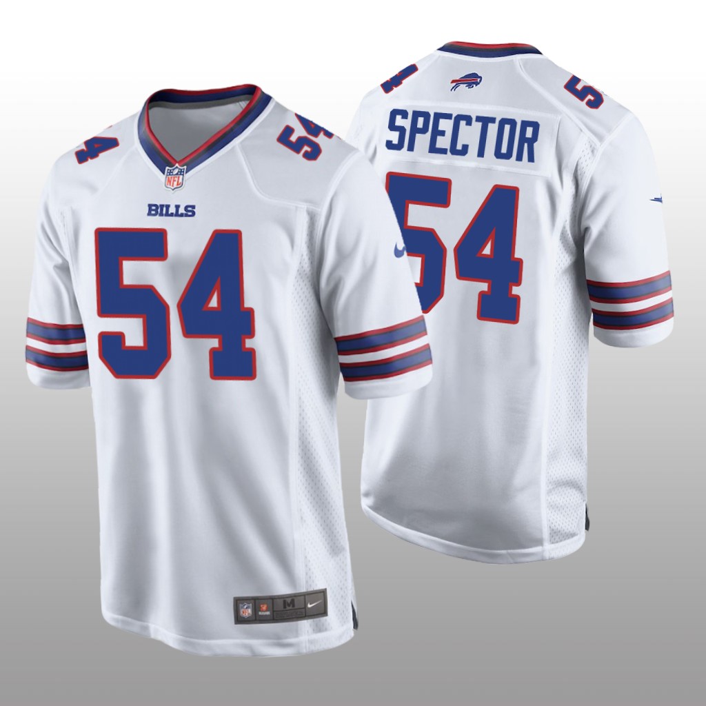 Buffalo Bills Baylon Spector White Jersey Game - Men's