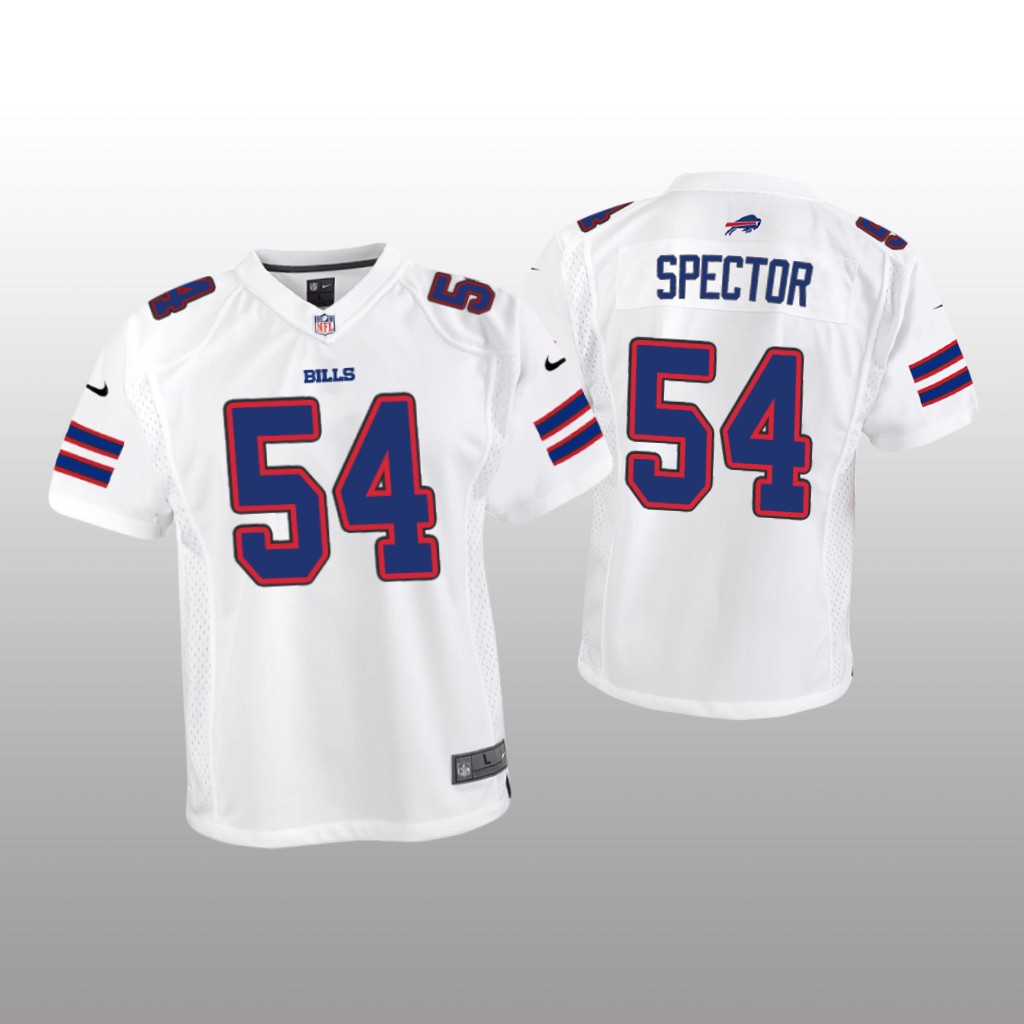 Buffalo Bills Baylon Spector White Jersey Game - Youth