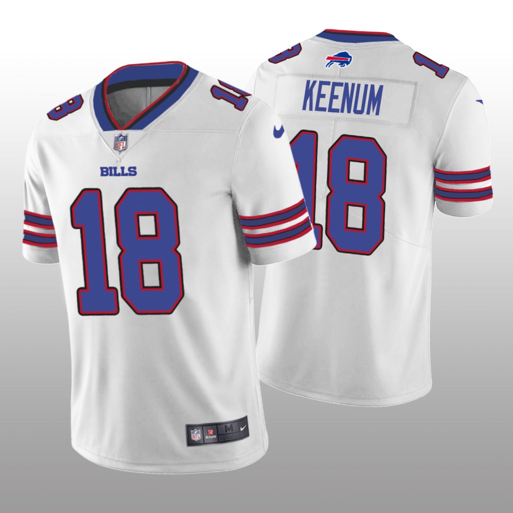 Buffalo Bills Case Keenum White Jersey Vapor Limited Men's