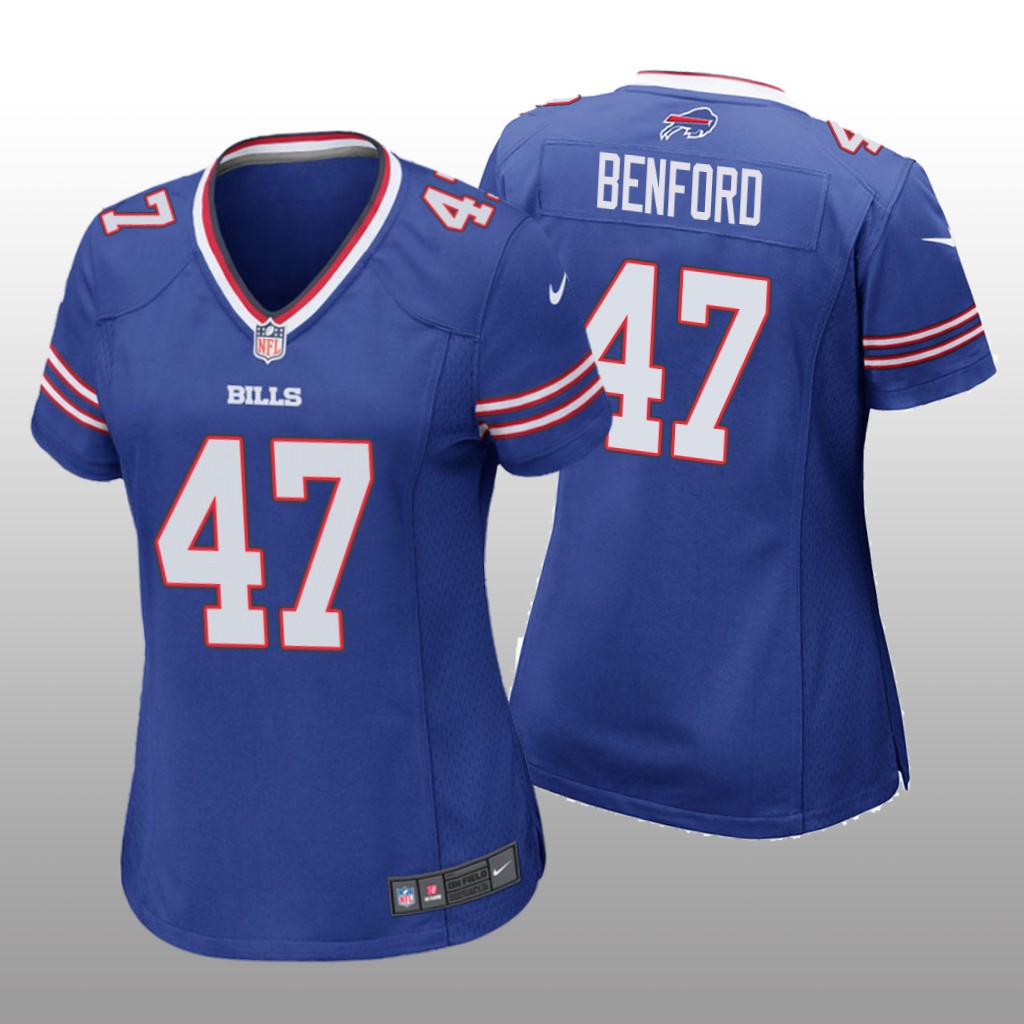 Buffalo Bills Christian Benford Royal Jersey Game - Women's