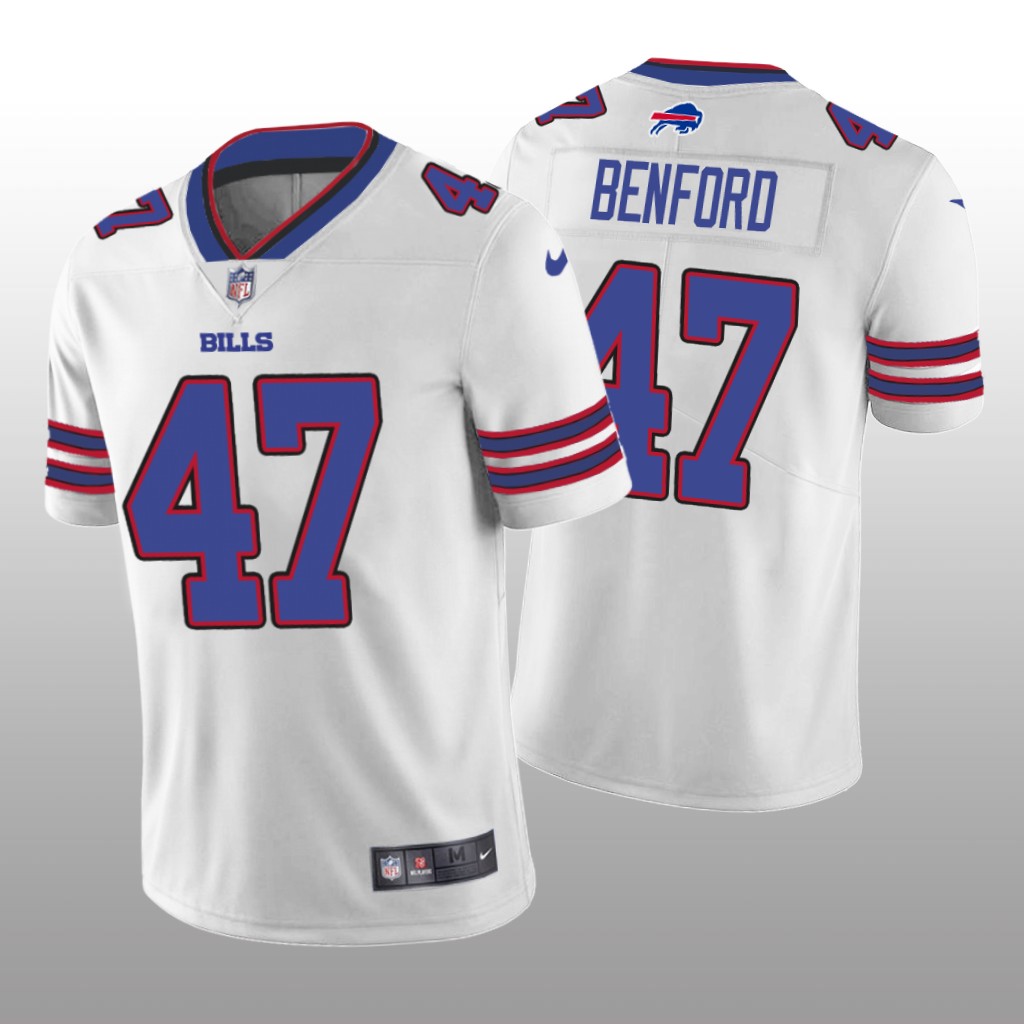 Buffalo Bills Christian Benford White Jersey Vapor Limited - Men's
