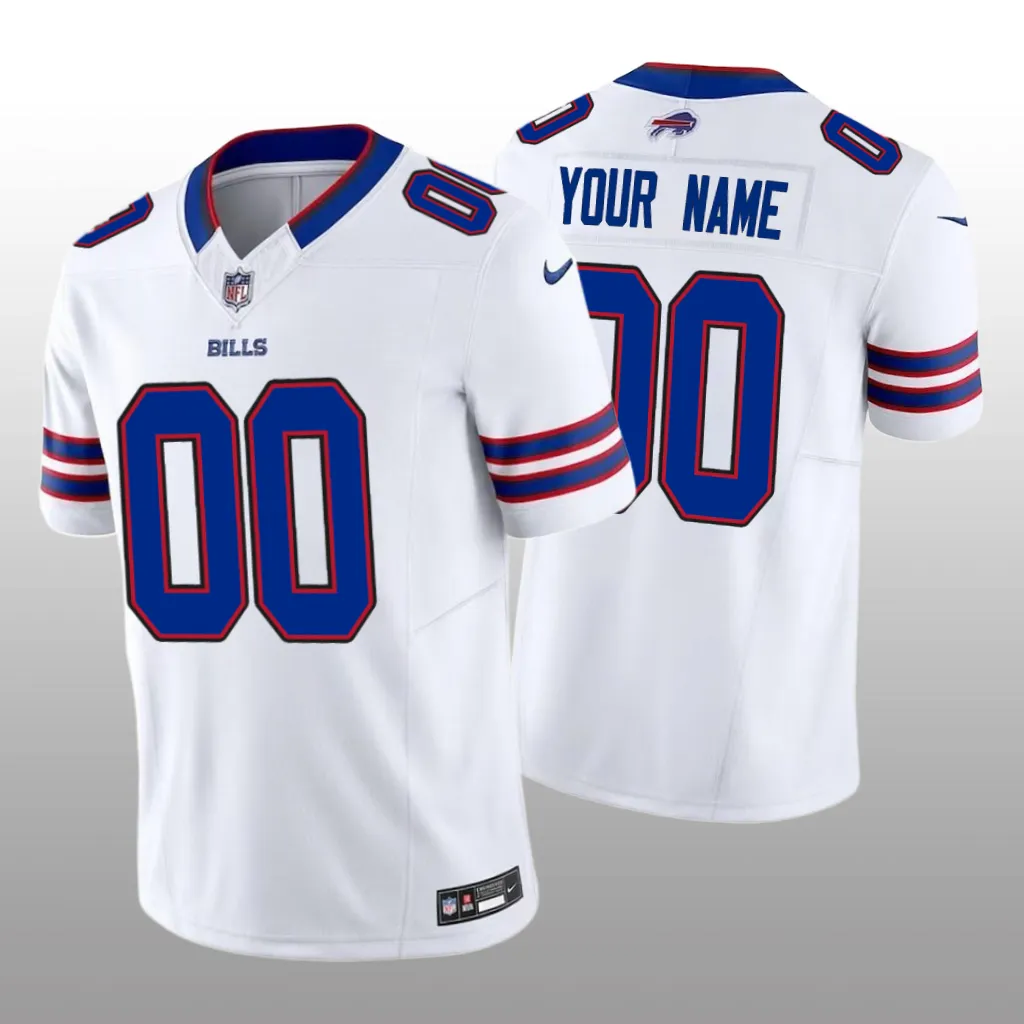 Buffalo Bills Custom White Jersey Vapor F.U.S.E. Limited - Men's
