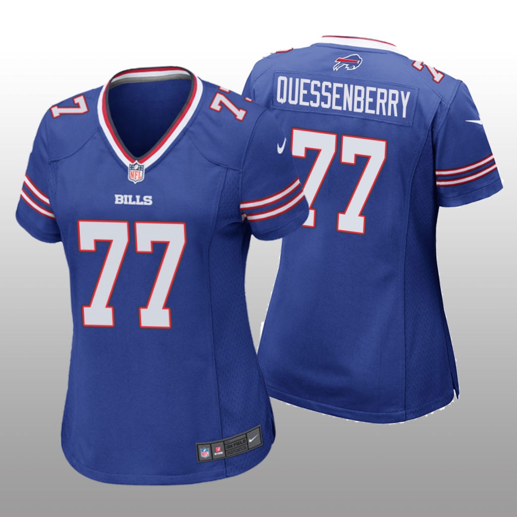 Buffalo Bills David Quessenberry Royal Jersey Game - Women's