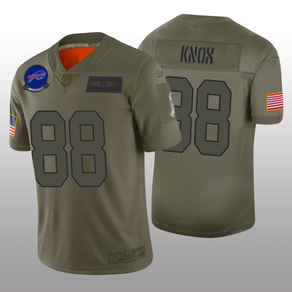 Buffalo Bills Dawson Knox Camo Limited Jersey 2019 Salute to Service - Men's