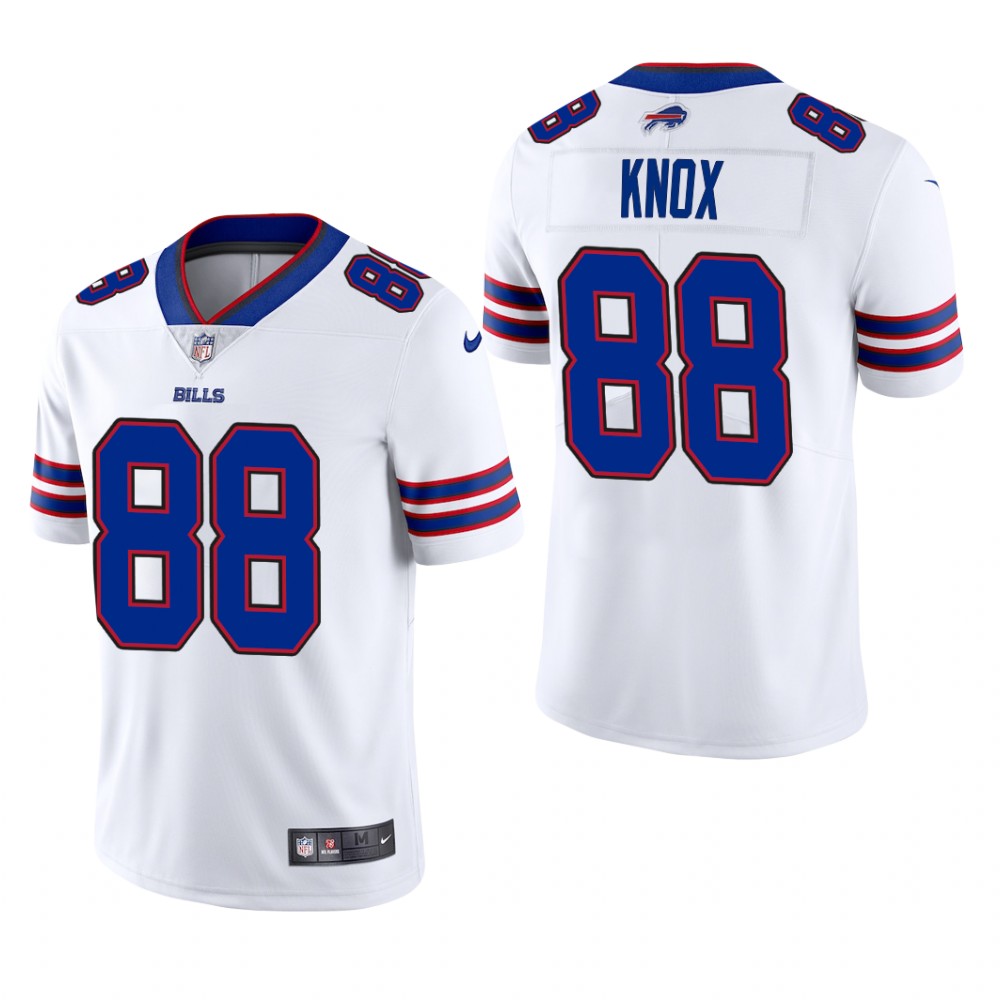 Buffalo Bills Dawson Knox White Jersey Vapor Limited - Men's