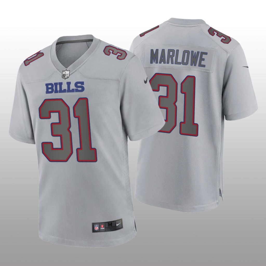 Buffalo Bills Dean Marlowe Gray Jersey Atmosphere Fashion Game - Men's
