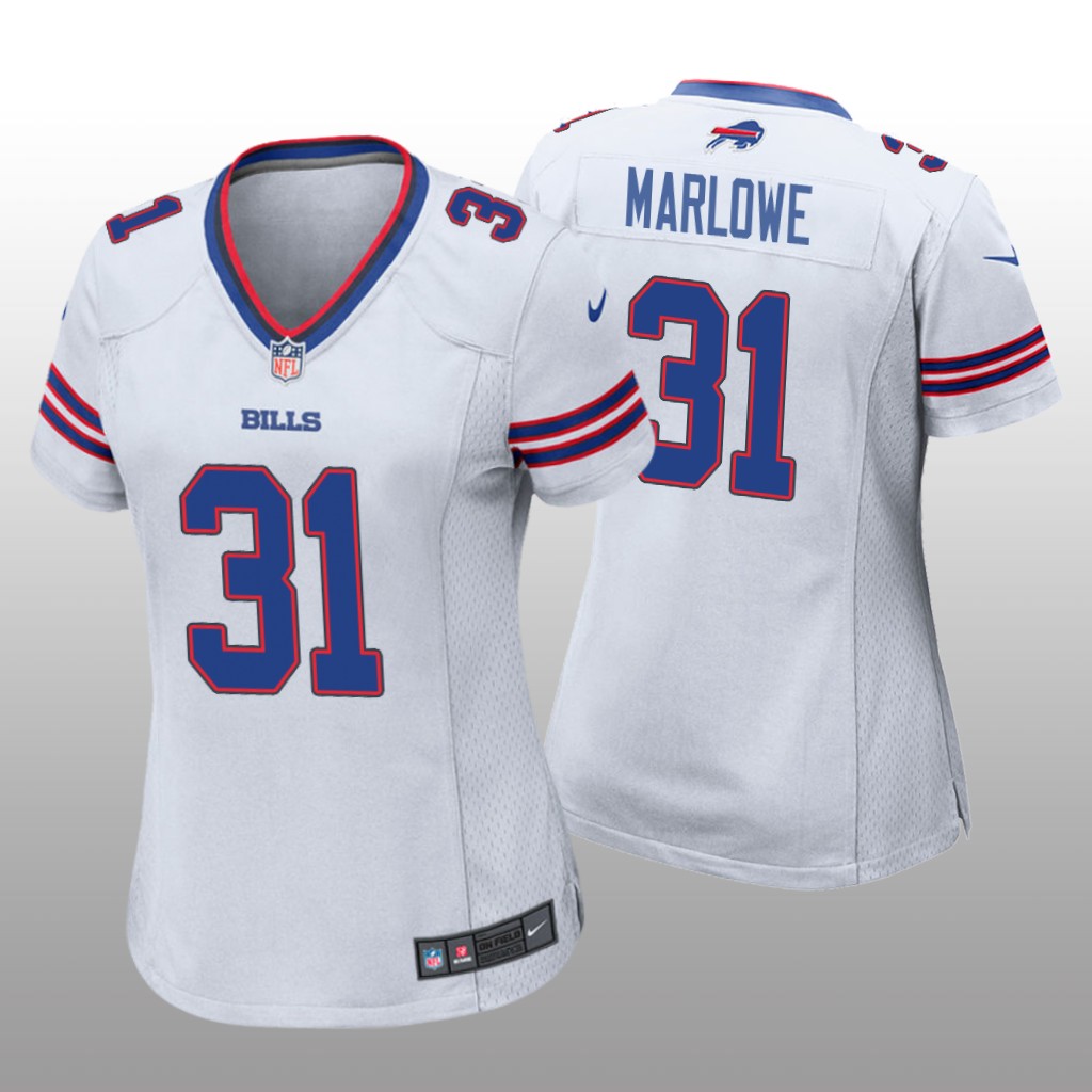 Buffalo Bills Dean Marlowe White Jersey Game - Women's