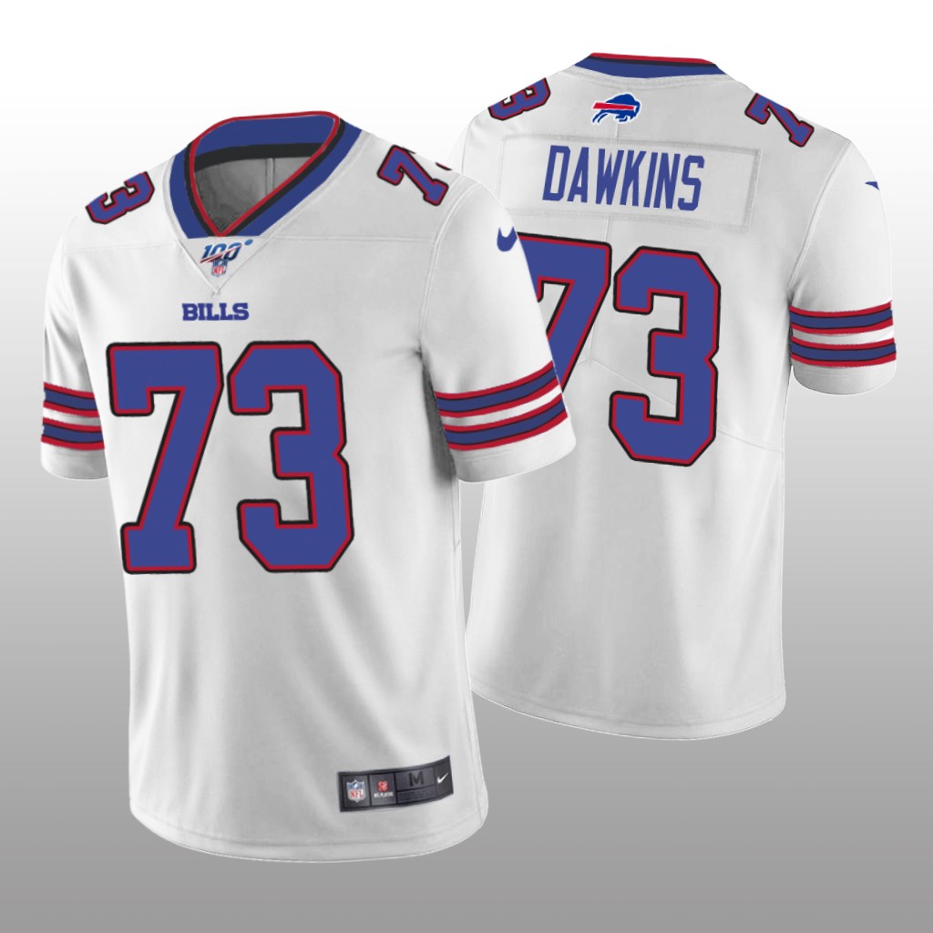Buffalo Bills Dion Dawkins White Vapor Limited Jersey 100th Season - Men's