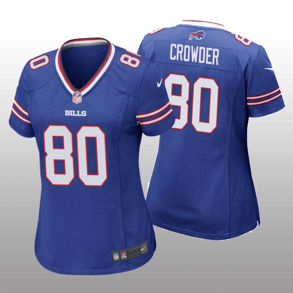 Buffalo Bills Jamison Crowder Royal Jersey Game - Women's