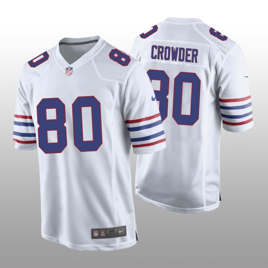Buffalo Bills Jamison Crowder White Jersey Alternate Game - Men's