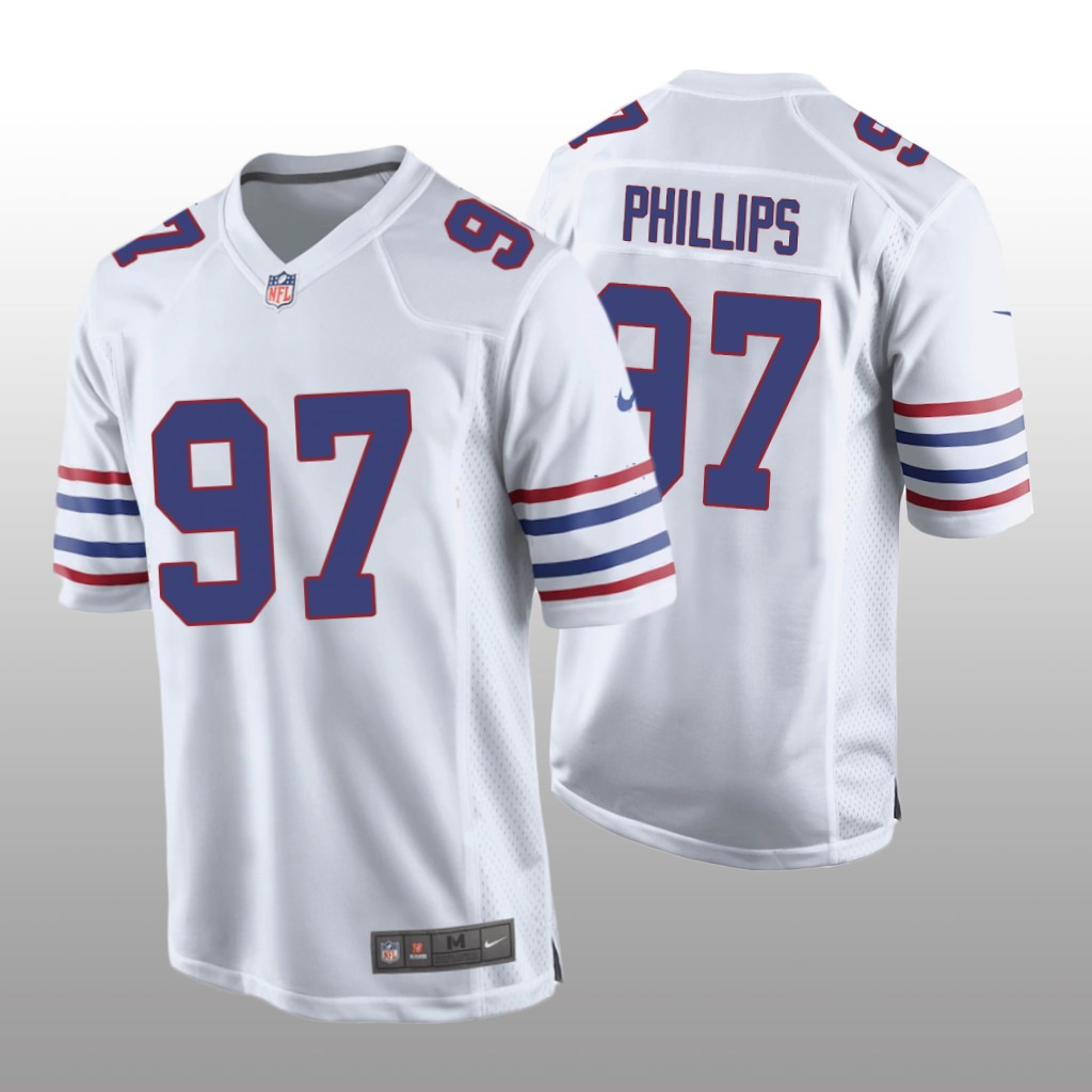Buffalo Bills Jordan Phillips White Jersey Alternate Game - Men's