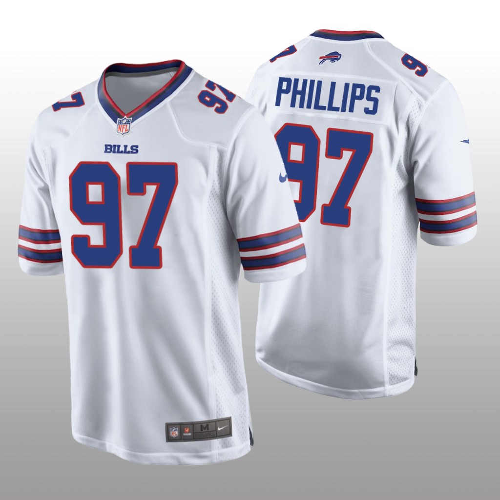Buffalo Bills Jordan Phillips White Jersey Game - Men's