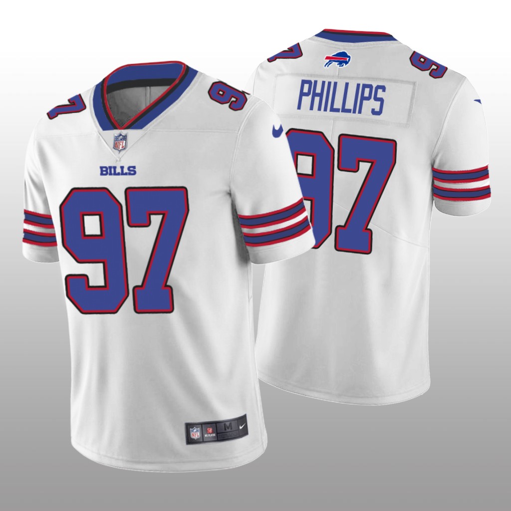 Buffalo Bills Jordan Phillips White Jersey Vapor Limited Men's